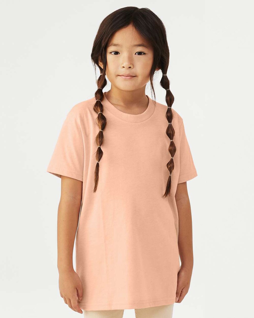 BELLA + CANVAS® Youth CVC Jersey Crew Neck Tee – Cotton Blend T-Shirt for Everyday Wear